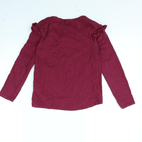 Nutmeg Girls Purple   Basic T-Shirt Size 8 Years