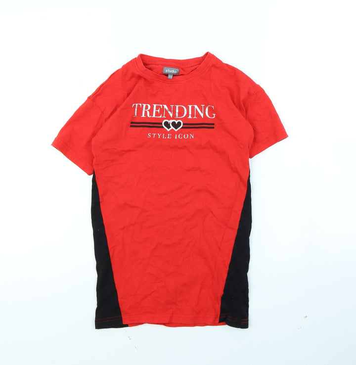 Studio Girls Red Basic T-Shirt Size 8 Years