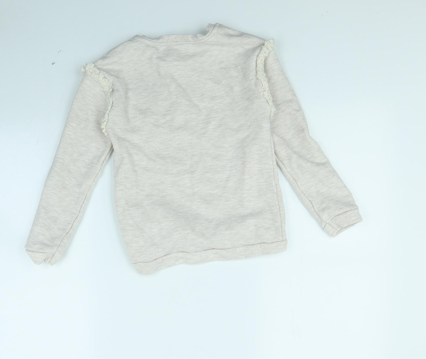 Nutmeg Girls Beige   Pullover Jumper Size 9 Years
