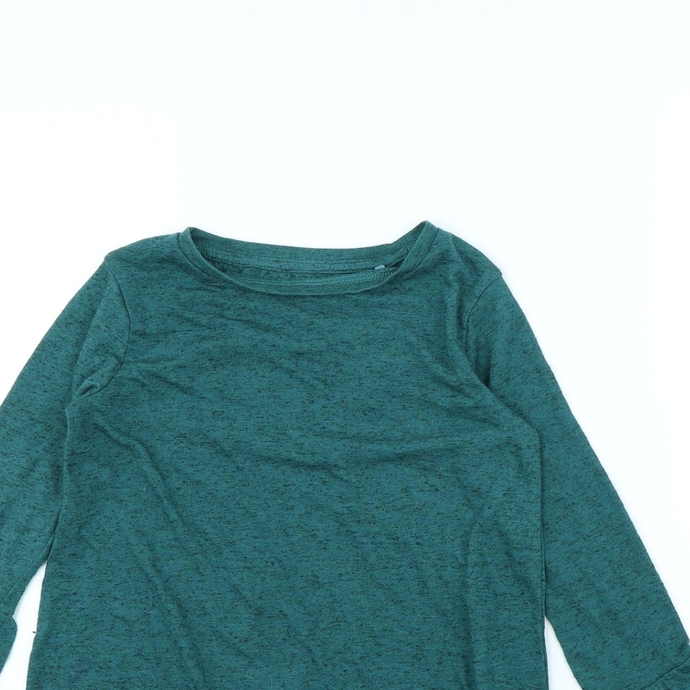 NEXT Girls Green   Basic T-Shirt Size 7 Years