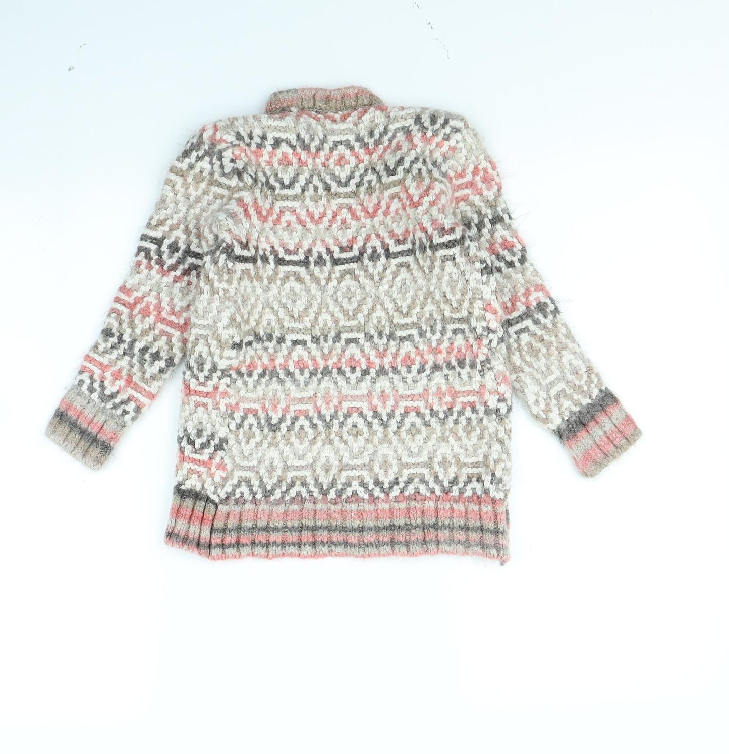 TU Girls Multicoloured Striped  Jacket  Size 7 Years