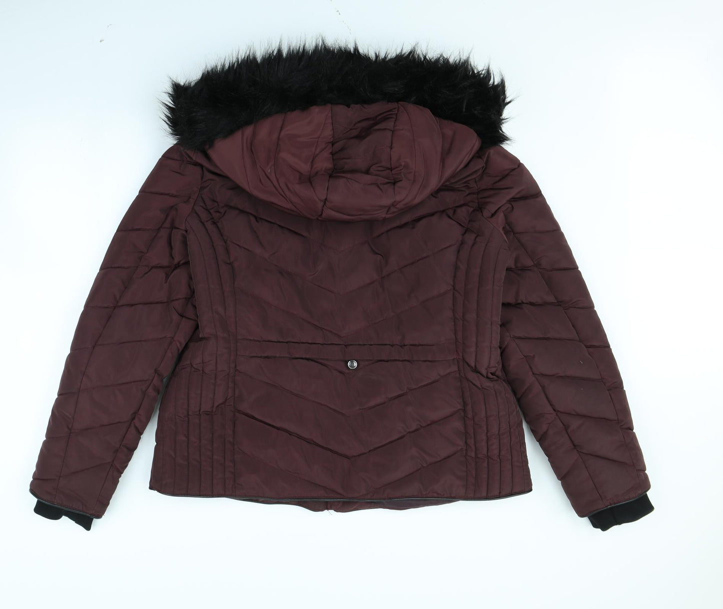 F&F Womens Purple   Rain Coat Coat Size 10