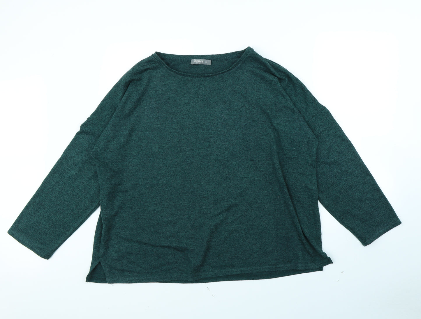 Nutmeg Womens Green   Pullover Jumper Size 20