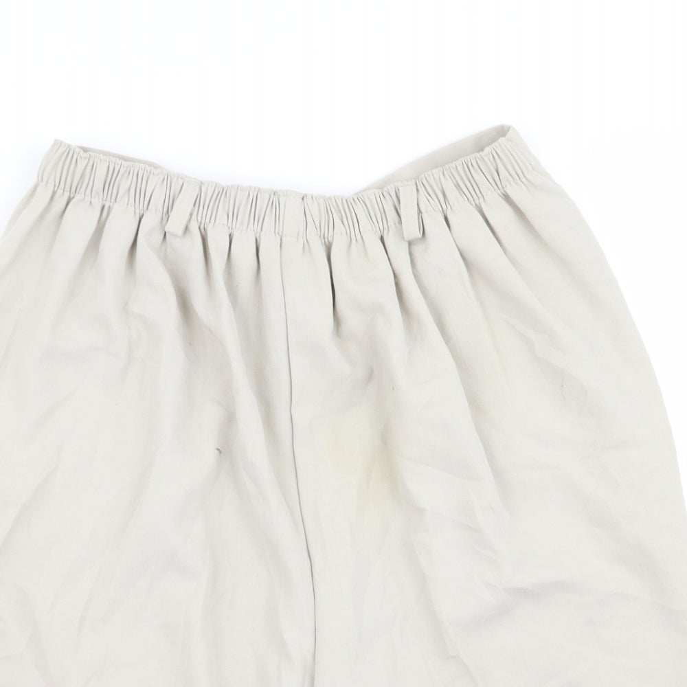 isabelle Womens Beige   Sweat Shorts Size 16