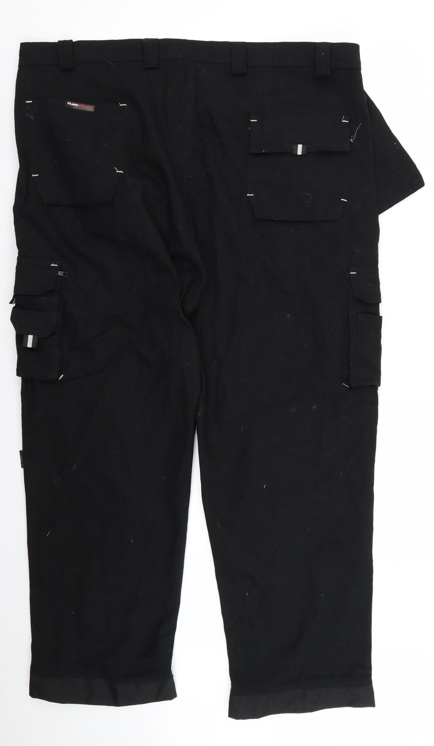 Castle Mens Black   Cargo Trousers Size 44 L26 in