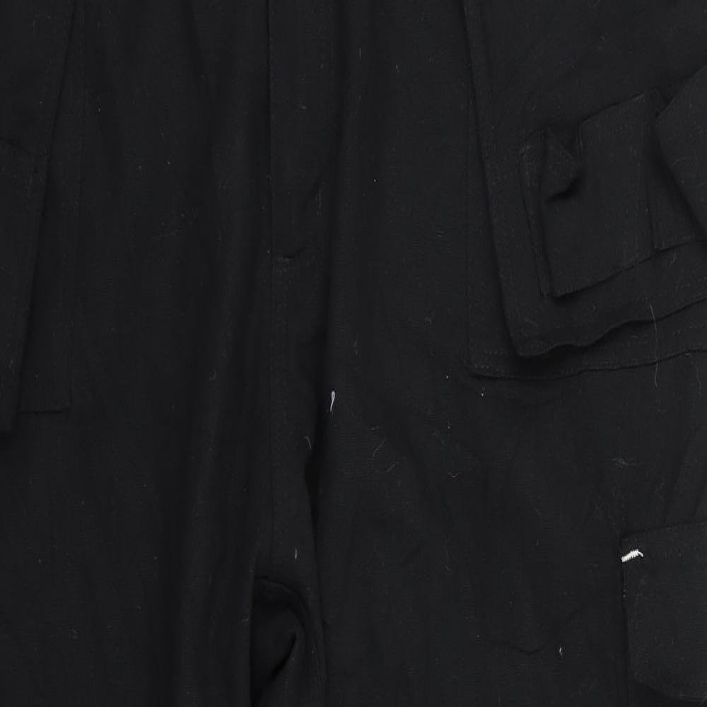 Castle Mens Black   Cargo Trousers Size 44 L26 in