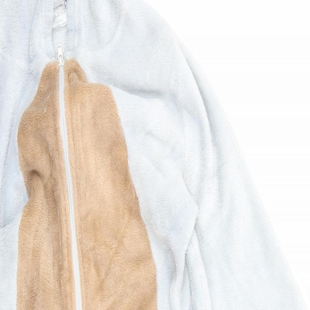 jamjam Girls White  Rayon Top Bodysuit Size 10 Years  - panda