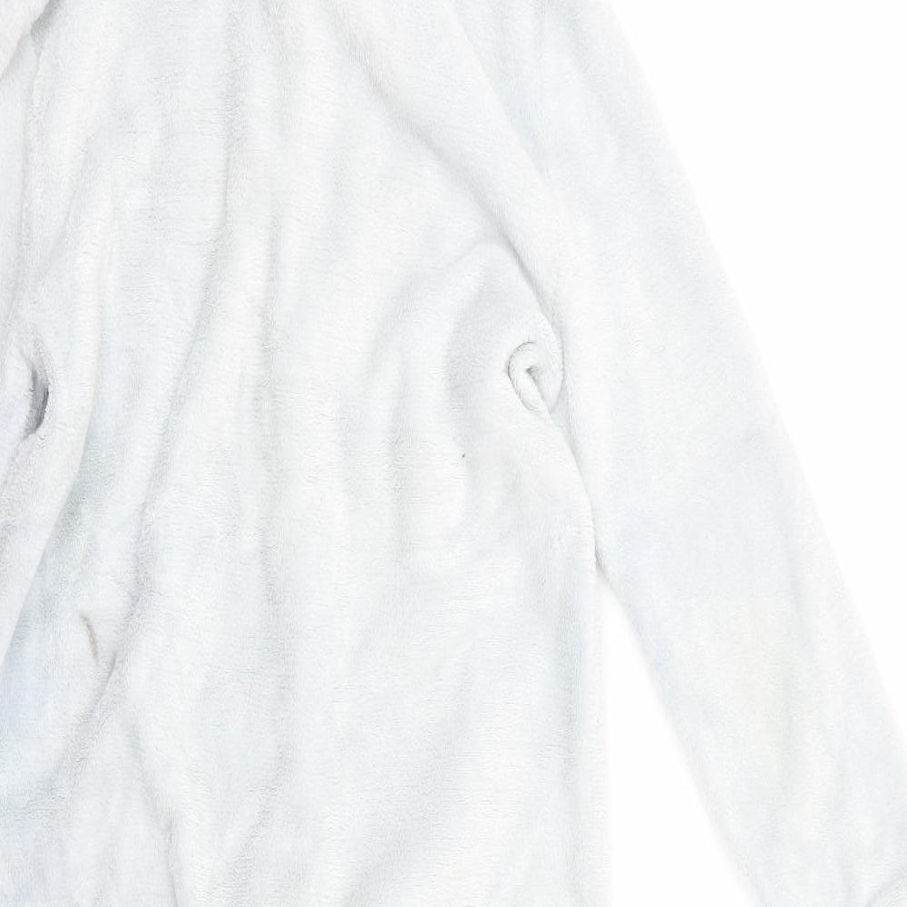 jamjam Girls White  Rayon Top Bodysuit Size 10 Years  - panda