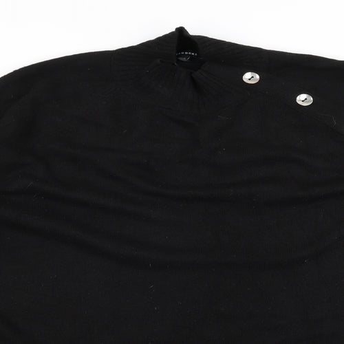 pracocks Womens Black   Pullover Jumper Size XL