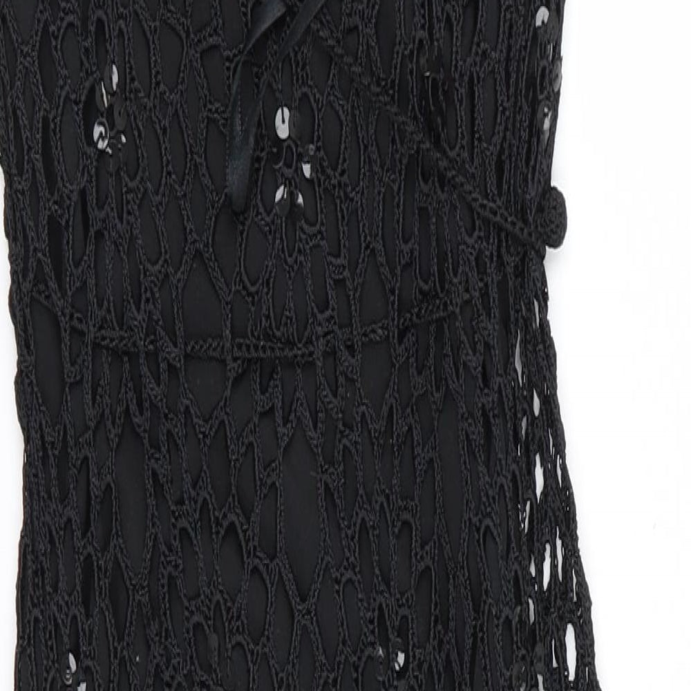 Miss Selfridge Womens Black   A-Line  Size 12