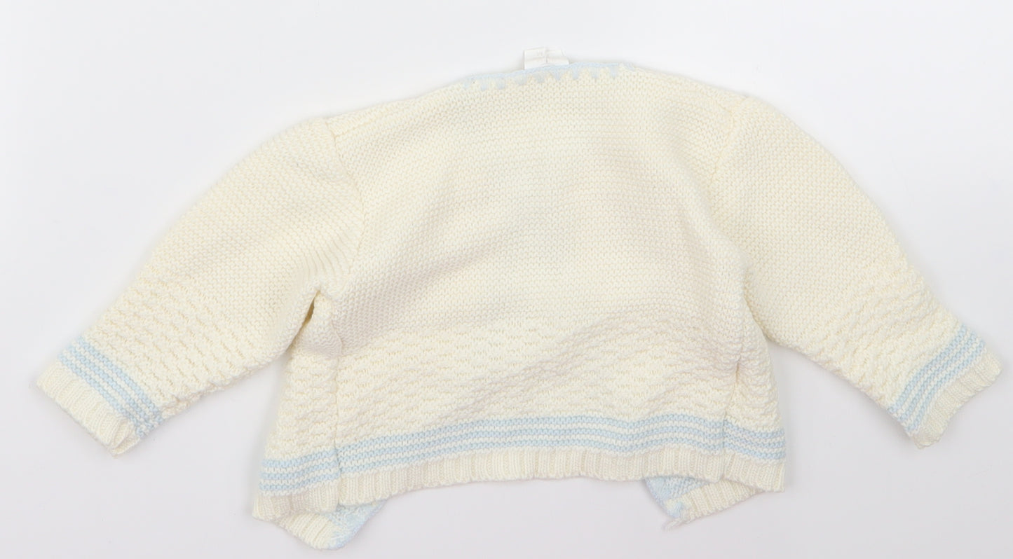 Preworn Baby White   Jacket  Size 3-6 Months