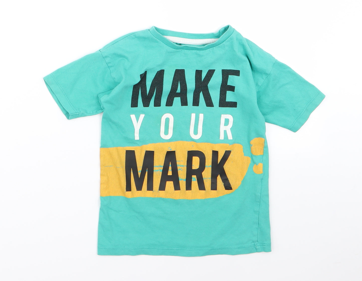 outft Boys Grey  Rayon Basic T-Shirt Size 2 Years  - make your mark