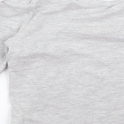 Young Dimension Girls Grey   Basic T-Shirt Size 3 Years  - follow your dreams