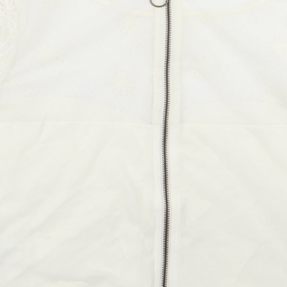 limited Womens White   Basic T-Shirt Size 12