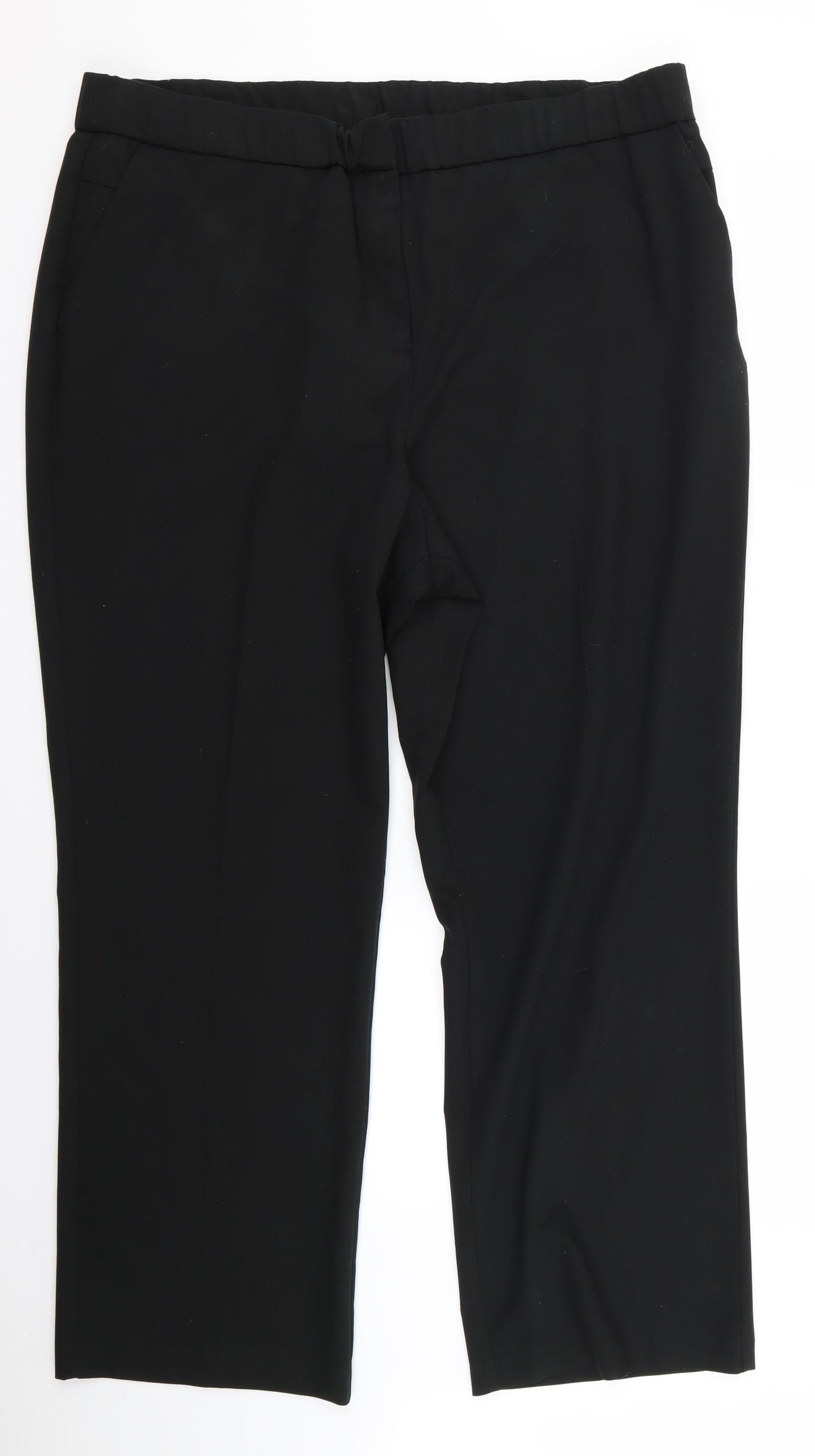 magi Womens Black   Trousers  Size 22 L27 in