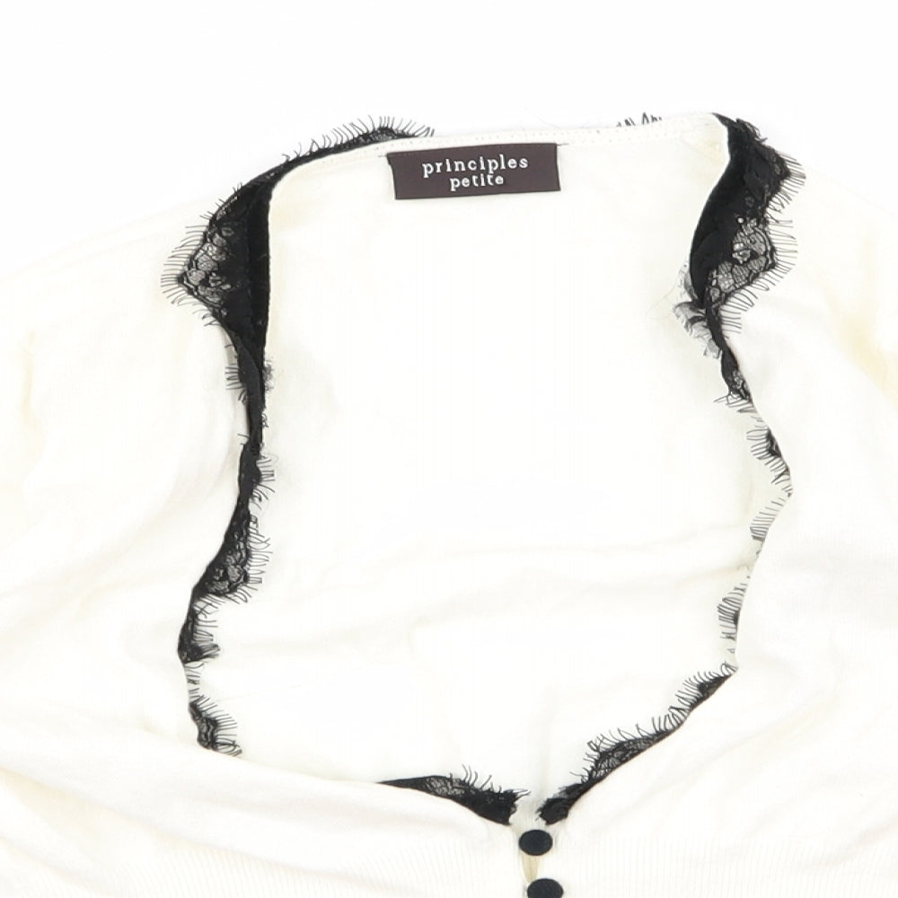 Principles Womens White   Jacket  Size 6