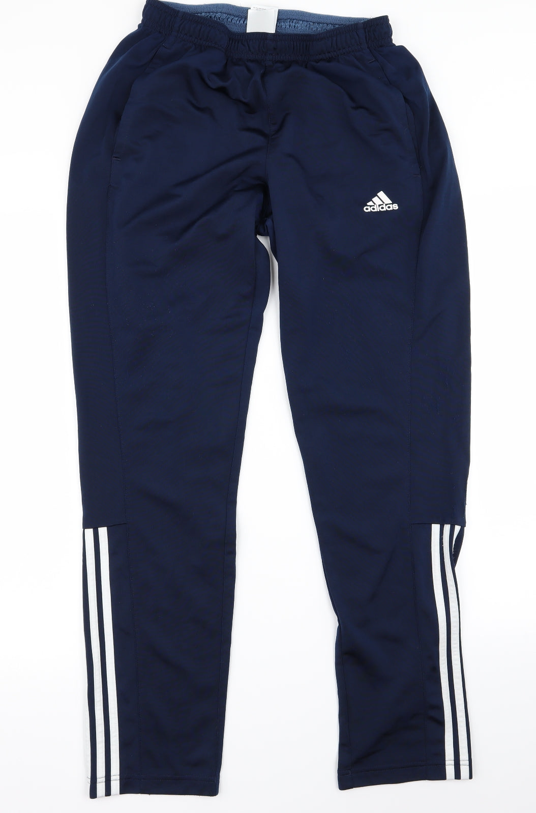 adidas Mens Blue Striped  Trousers  Size 38 L28 in