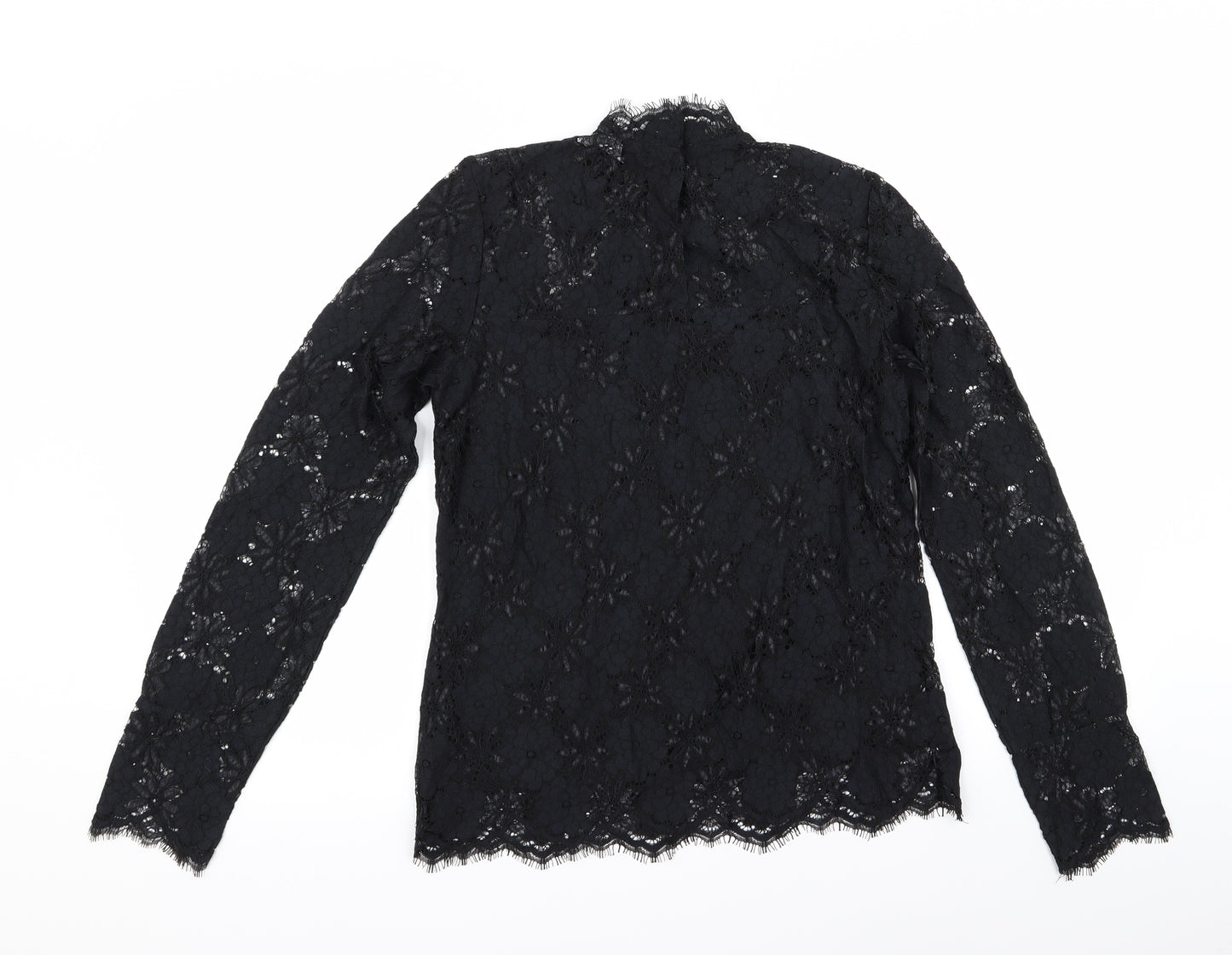 Preworn Womens Black   Basic Blouse Size XS