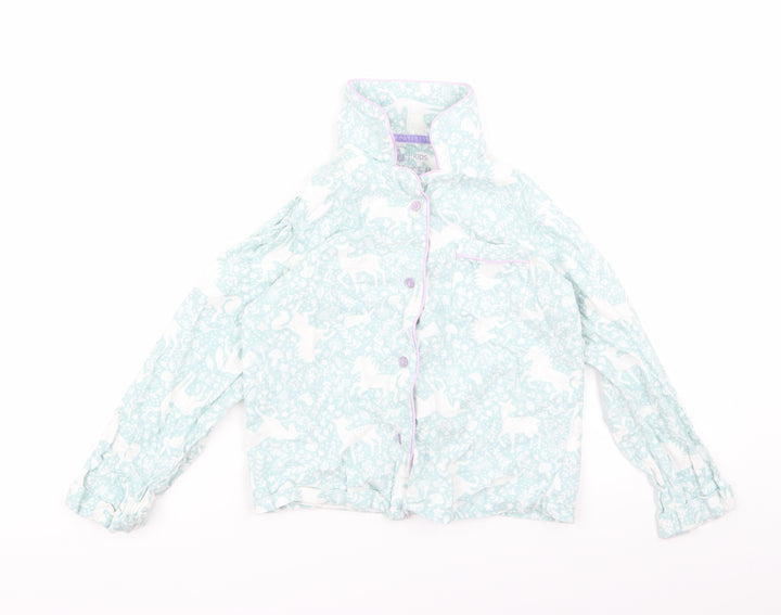 TU Girls Blue Animal Print Cami Nightshirt Size 8 Years