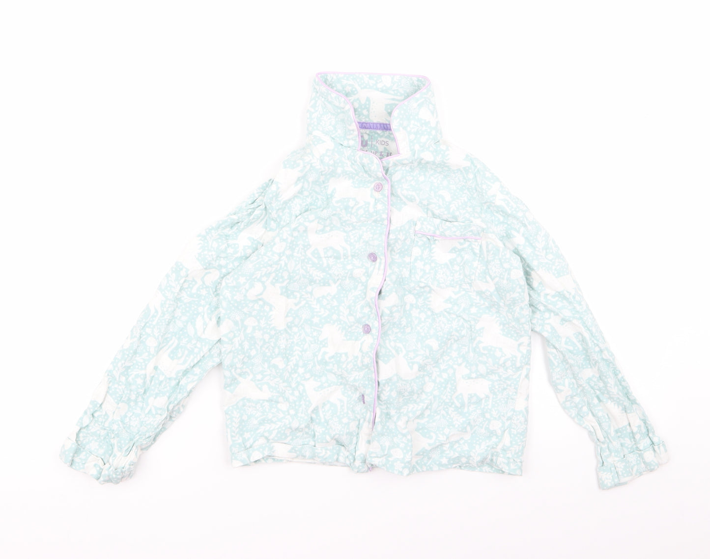 TU Girls Blue Animal Print  Cami Nightshirt Size 8 Years