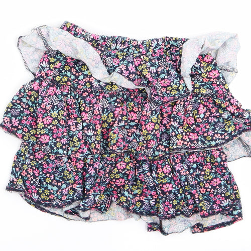 H&M Womens Multicoloured Floral Rayon Flare Set Size 14