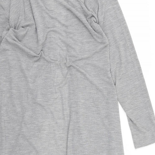 M&Co Womens Grey   Cardigan Jumper Size 6