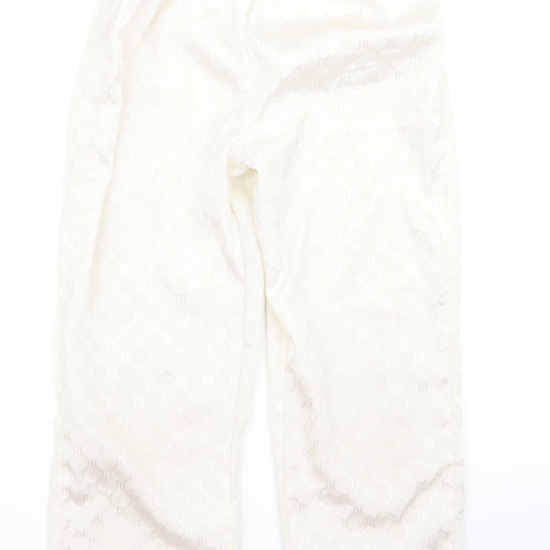 River Island Girls White   Capri Trousers Size 5 Years