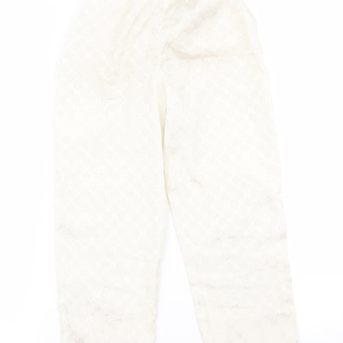 River Island Girls White   Capri Trousers Size 5 Years
