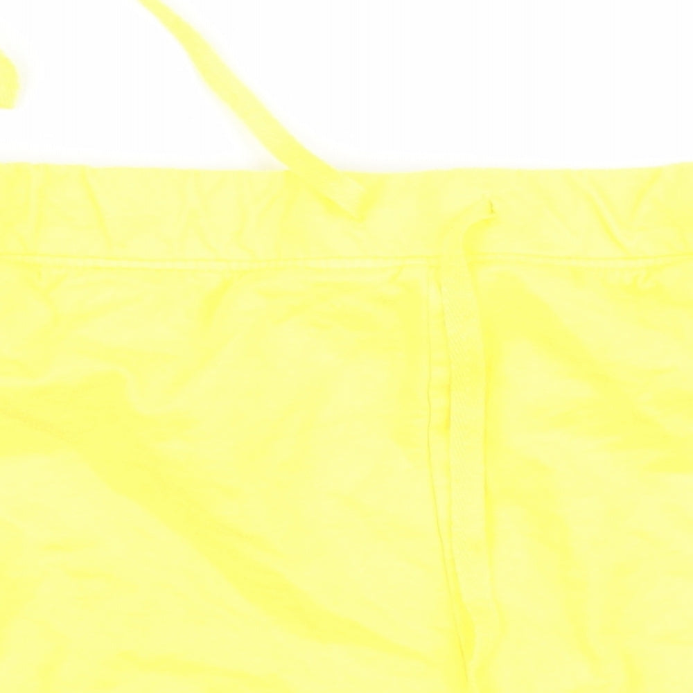 Papaya Womens Yellow   Hot Pants Shorts Size 16