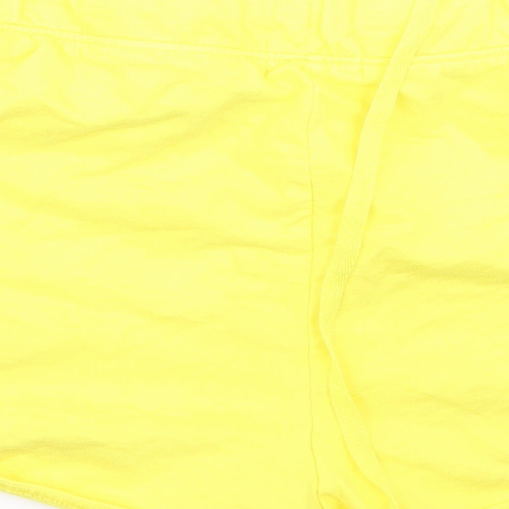 Papaya Womens Yellow   Hot Pants Shorts Size 16