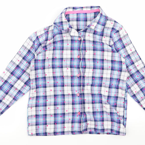 George Girls Blue   Basic Button-Up Size 8 Years