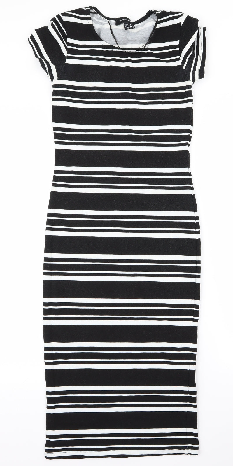 Atmosphere Womens White Striped  Pencil Dress  Size 8