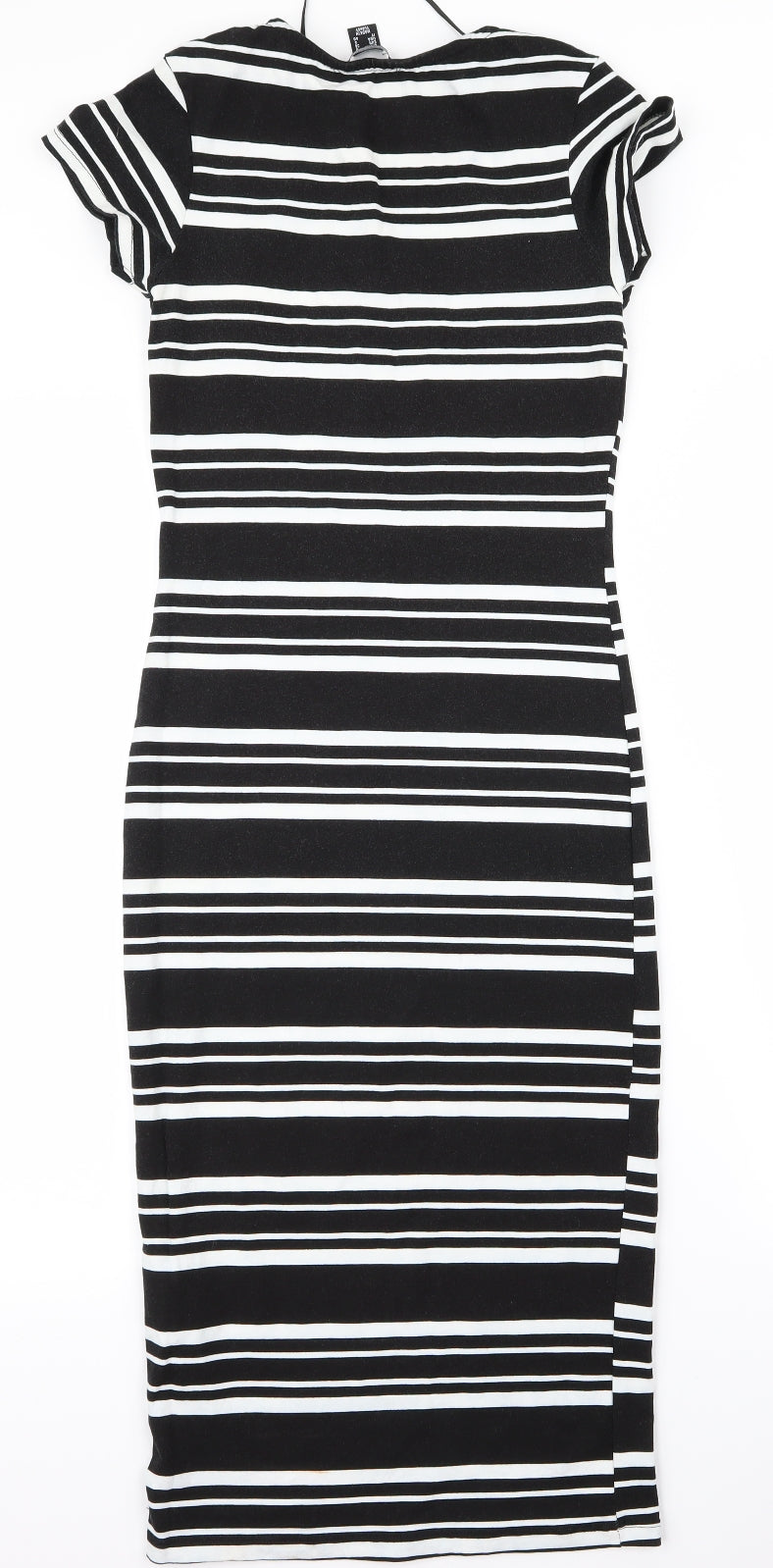 Atmosphere Womens White Striped  Pencil Dress  Size 8