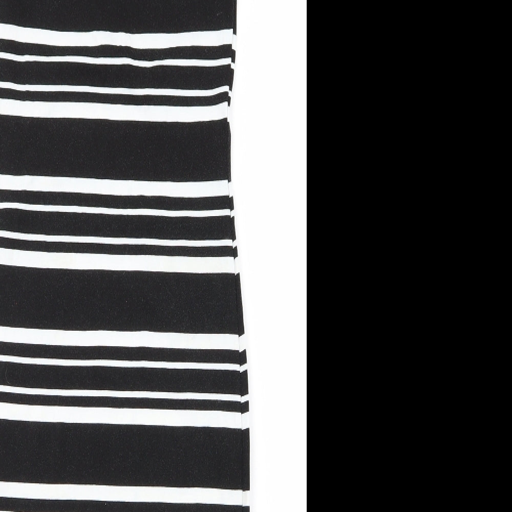 Atmosphere Womens White Striped  Pencil Dress  Size 8