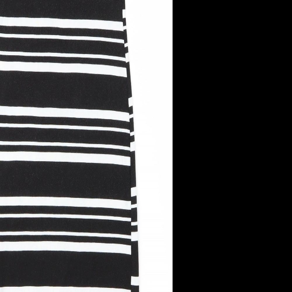 Atmosphere Womens White Striped  Pencil Dress  Size 8