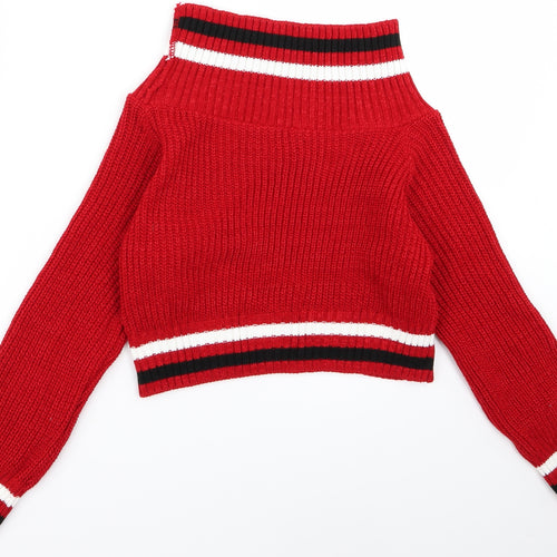 Preworn Womens Red   Pullover Jumper Size S