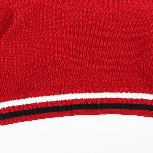 Preworn Womens Red   Pullover Jumper Size S