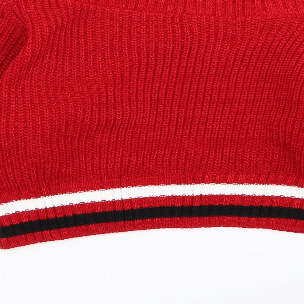Preworn Womens Red   Pullover Jumper Size S