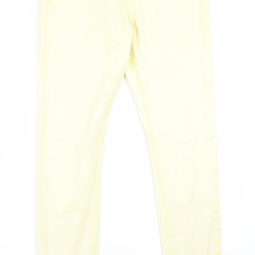 Moto Womens Yellow   Trousers  Size 30 L32 in