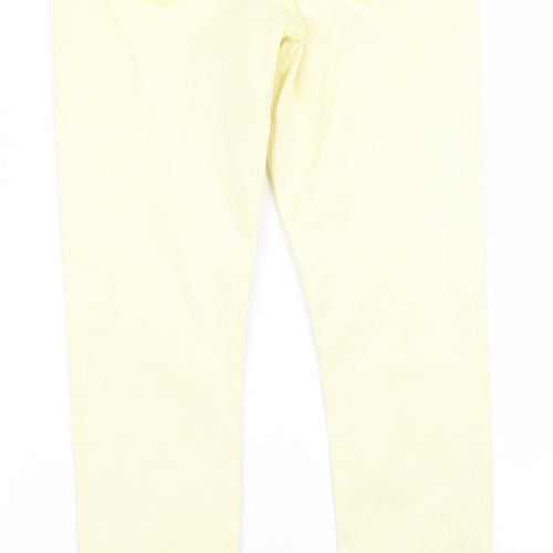 Moto Womens Yellow   Trousers  Size 30 L32 in
