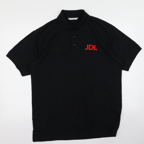 Kustom Kit Mens Black    Polo Size L