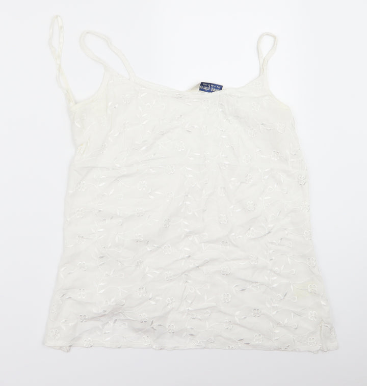 Dorothy Perkins Womens White   Basic Blouse Size 14