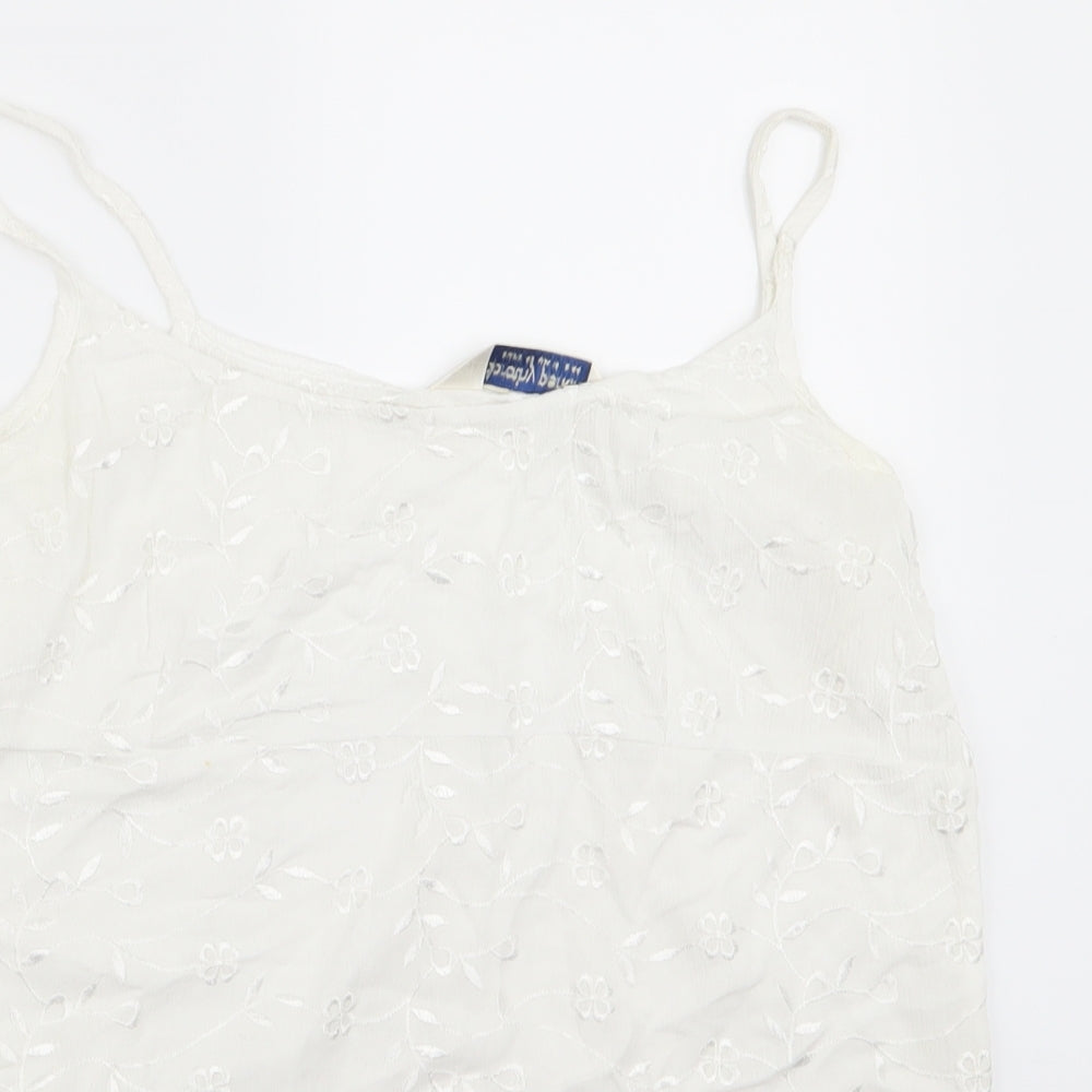 Dorothy Perkins Womens White   Basic Blouse Size 14
