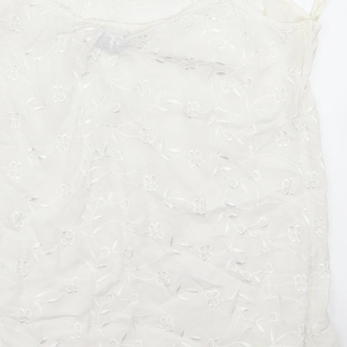 Dorothy Perkins Womens White   Basic Blouse Size 14