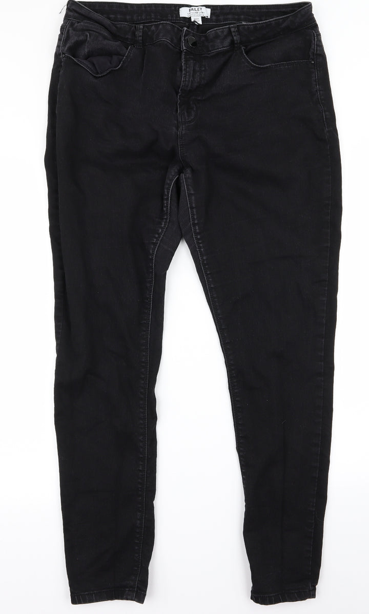 Bailey Womens Black   Trousers  Size 18 L28 in - v