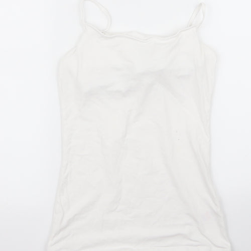 F&F Womens White   Basic Tank Size 10