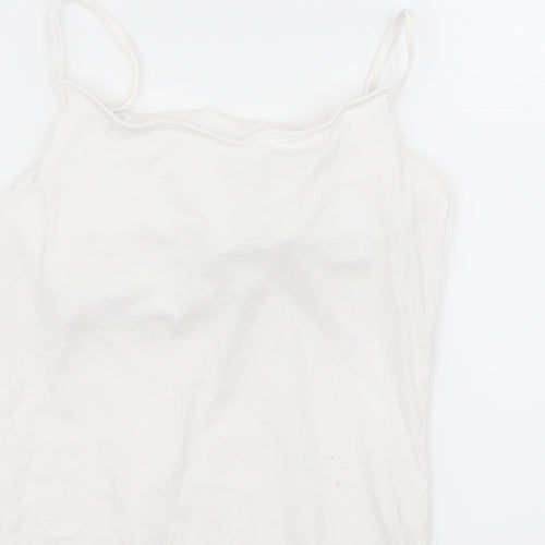 F&F Womens White   Basic Tank Size 10