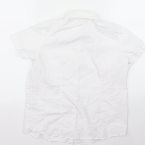 George Girls White  Rayon Basic Button-Up Size 12 Years