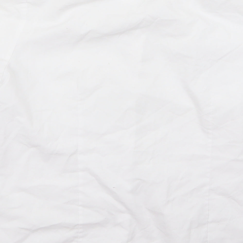George Girls White  Rayon Basic Button-Up Size 12 Years