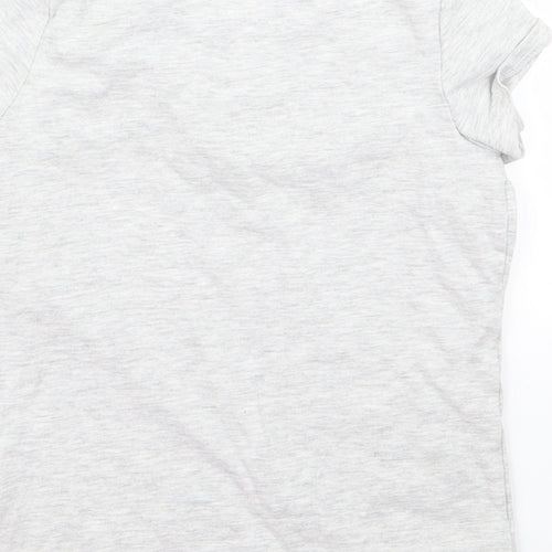 George Girls Grey   Basic T-Shirt Size 6 Years